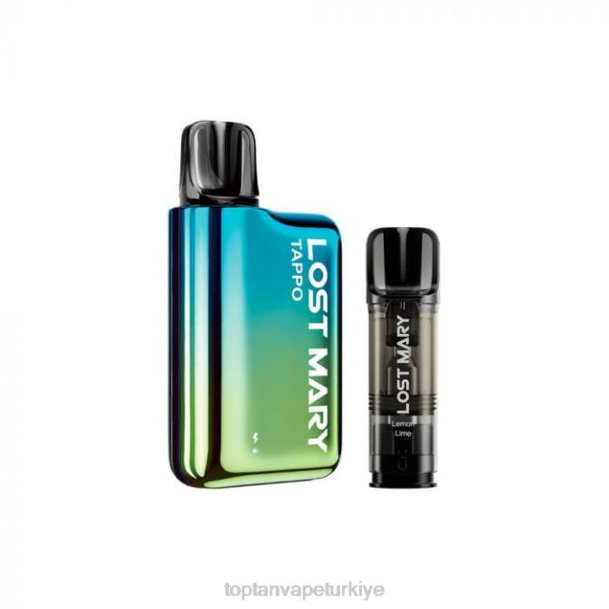 Türkiye Vape fiyatları - mavi yeşil x limon limonu 86VR436 LOST MARY Tappo pod vape kiti