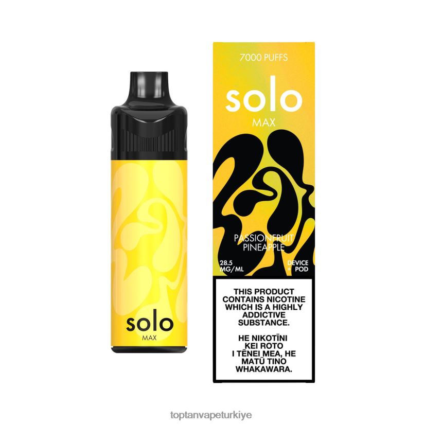 Vape Türkiye Satış 2FHX0T69 - Solo MAX kapsül kiti çarkıfelek meyvesi ananas