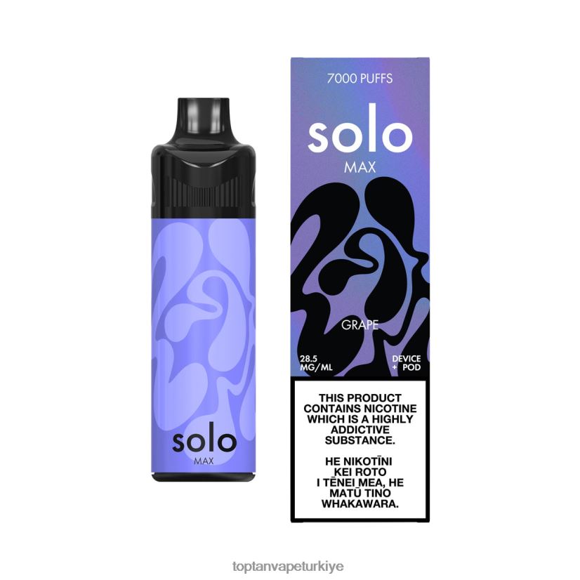 Vape Toptan Satış 2FHX0T67 - Solo MAX kapsül kiti üzüm