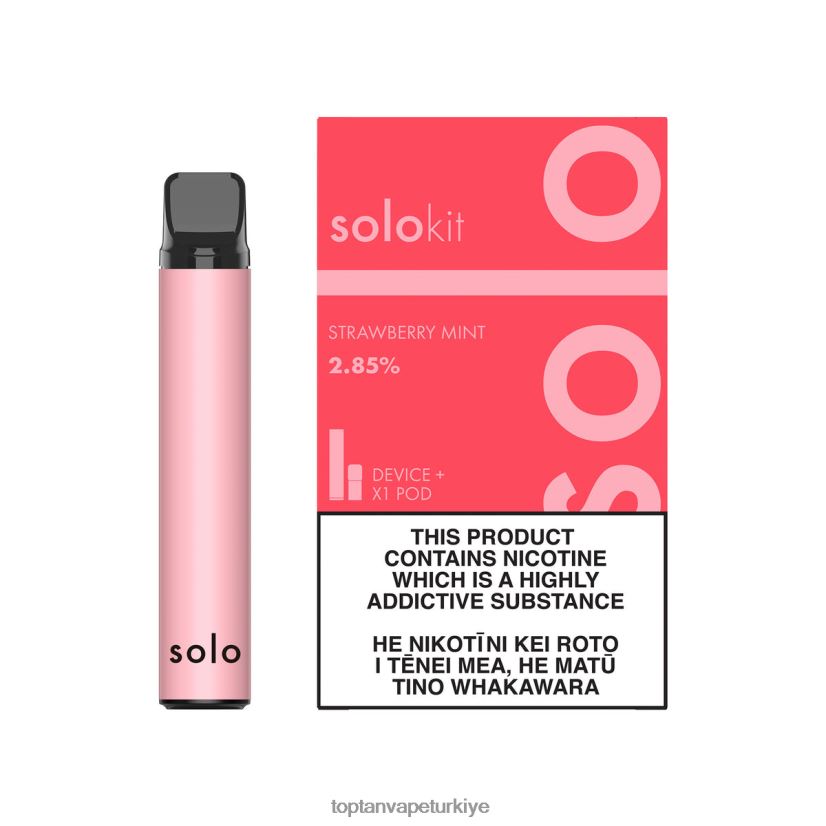 Toptan Vape Türkiye 2FHX0T41 - Solo kapsül kiti çilek nane