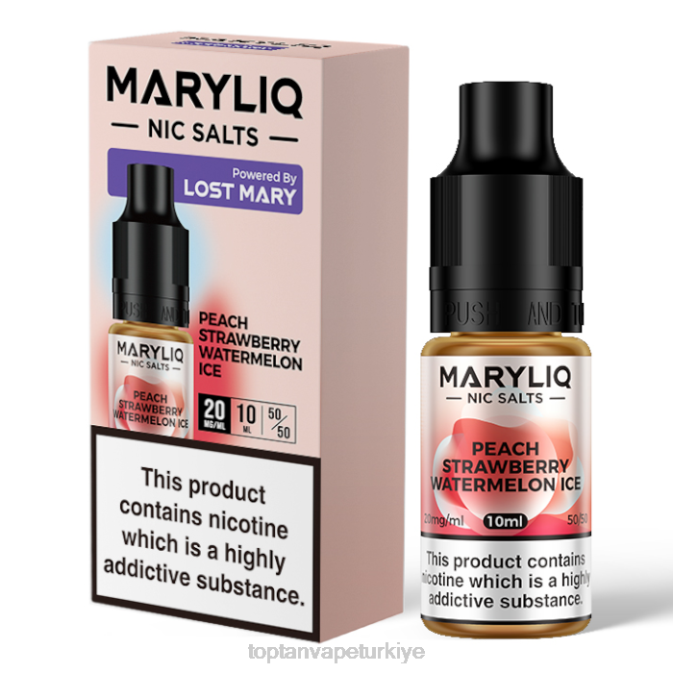 elektronik sigara toptan - şeftali çilek karpuz buz 86VR451 LOST MARY MARYLIQ güzel tuzlar - 10ml - 20mg