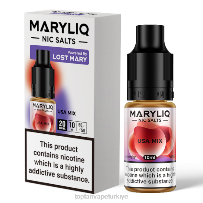 elektronik sigara toptan fiyatı - ABD karışımı 86VR462 LOST MARY MARYLIQ güzel tuzlar - 10ml - 20mg