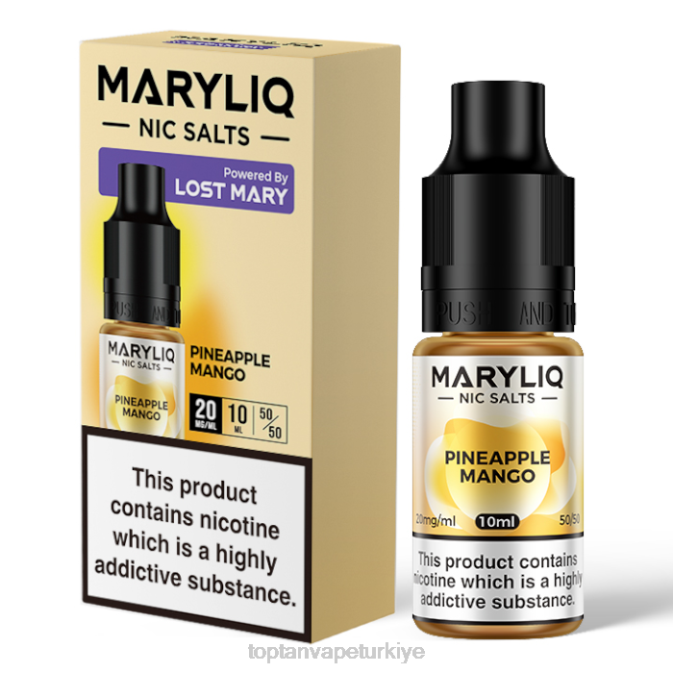 elektronik sigara toptan satış - ananas mango 86VR453 LOST MARY MARYLIQ güzel tuzlar - 10ml - 20mg