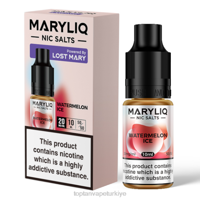 elektronik sigara toptan satış - karpuz buzu 86VR463 LOST MARY MARYLIQ güzel tuzlar - 10ml - 20mg