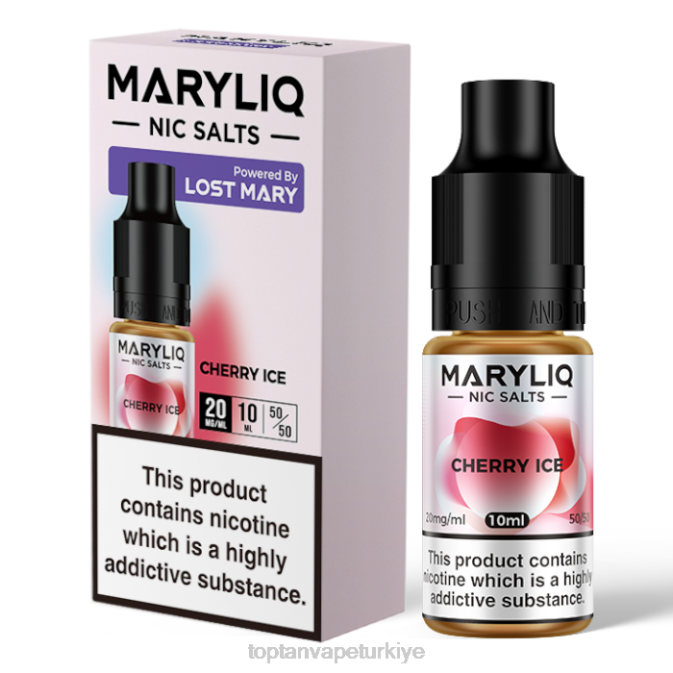 elektronik sigara toptan satış - kiraz buzu 86VR443 LOST MARY MARYLIQ güzel tuzlar - 10ml - 20mg