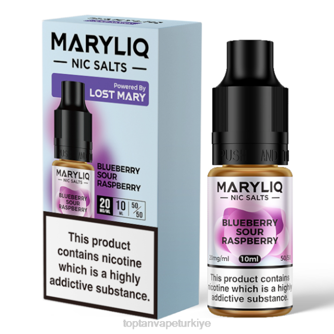 elektronik sigara toptan - yaban mersini ekşi ahududu 86VR441 LOST MARY MARYLIQ güzel tuzlar - 10ml - 20mg