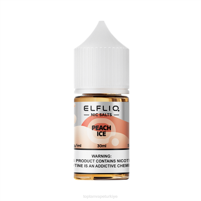 RNFJ22 şeftali buzu ELFBAR ELFLIQ Nic Tuz 30ml