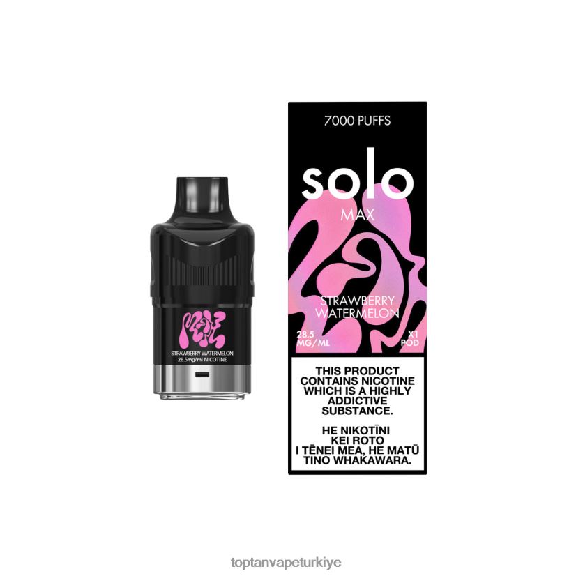 Vape Türkiye 2FHX0T88 - Solo MAX kapsül çilek karpuz