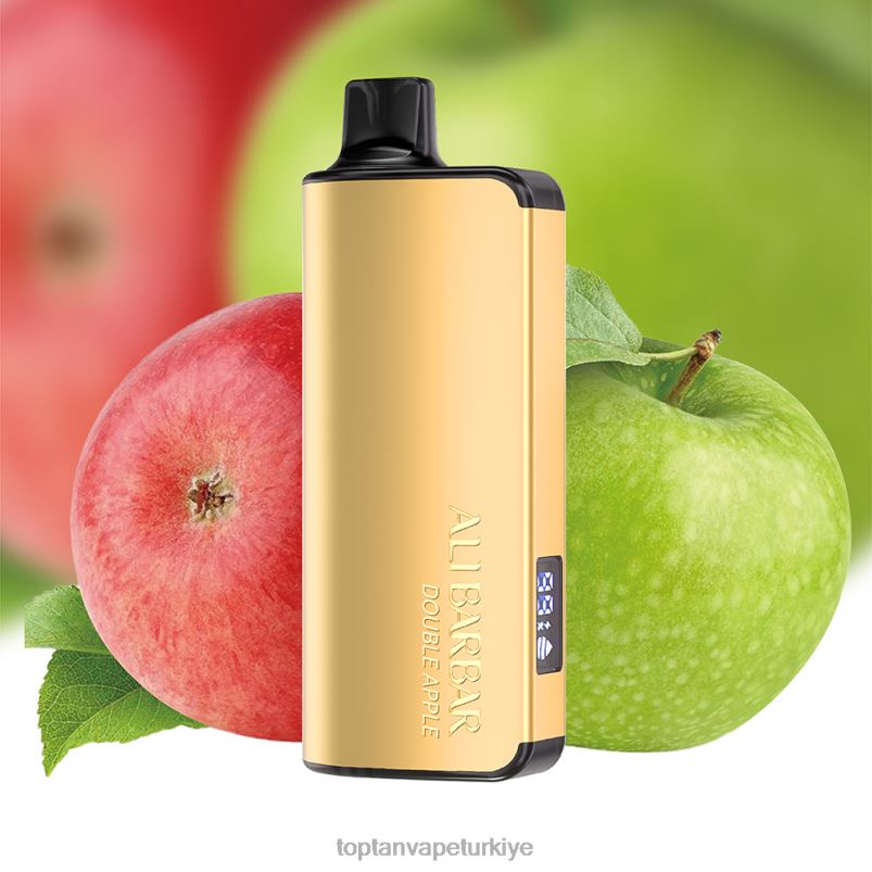 Toptan Vape 2640628 Alibarbar Ingot 9000 tek kullanımlık elektronik sigara çift ​​elma