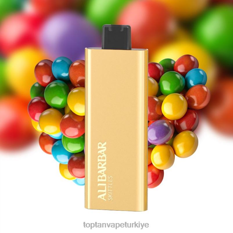Toptan Vape 2640660 Alibarbar Pandora 7000 tek kullanımlık elektronik sigara gökkuşağı şekeri