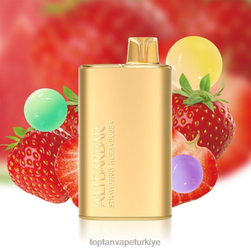 Toptan Vape 2640612 Alibarbar Rich 8000 tek kullanımlık vape çilek hubba bubba