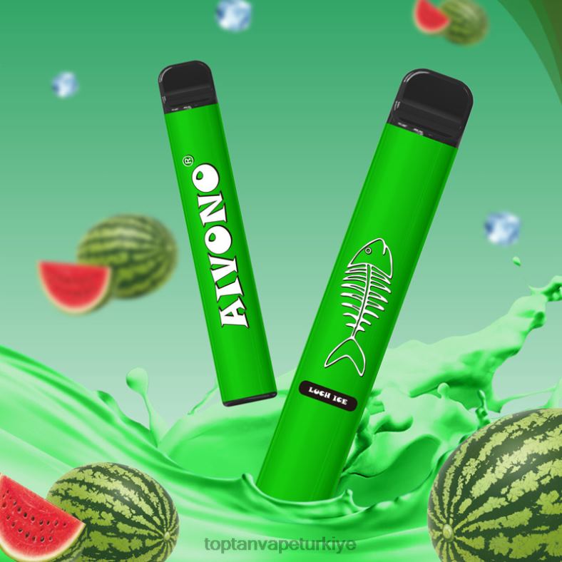 Aivono AIM FISHBONE 600 yemyeşil buz - 8826J277 Vape Türkiye Satış