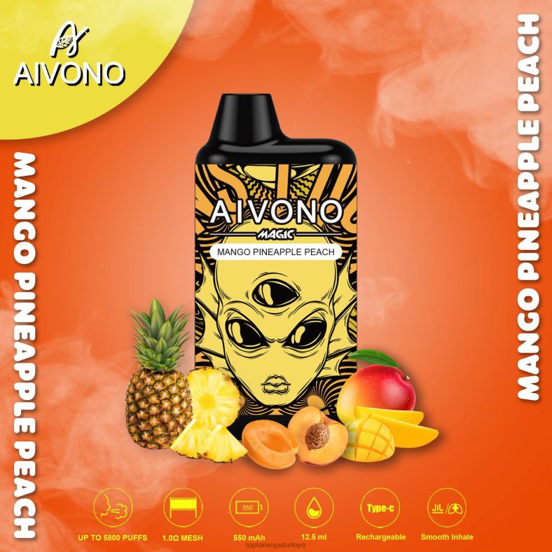 mango ananas şeftali