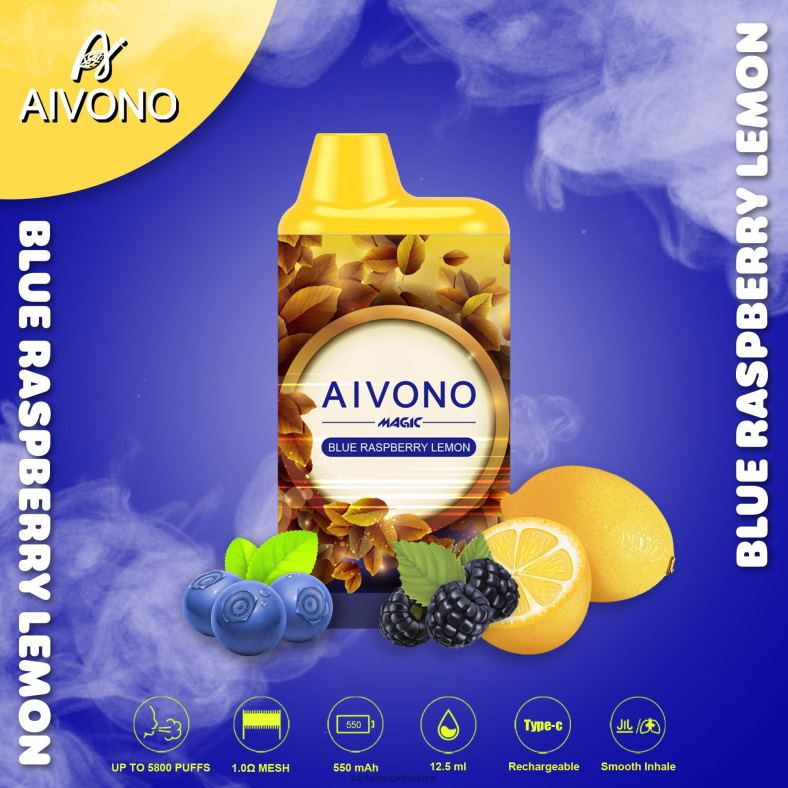 mavi ahududu limon