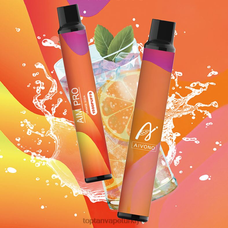 Aivono AIM PRO 1500 portakallı soda - 8826J165 Vape Türkiye Satış