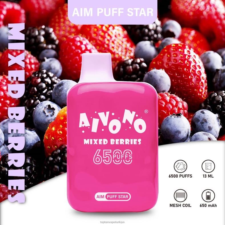 Aivono AIM PUFF STAR 6500 karışık meyveler - 8826J290 Elektronik Sigara Toptan Satış
