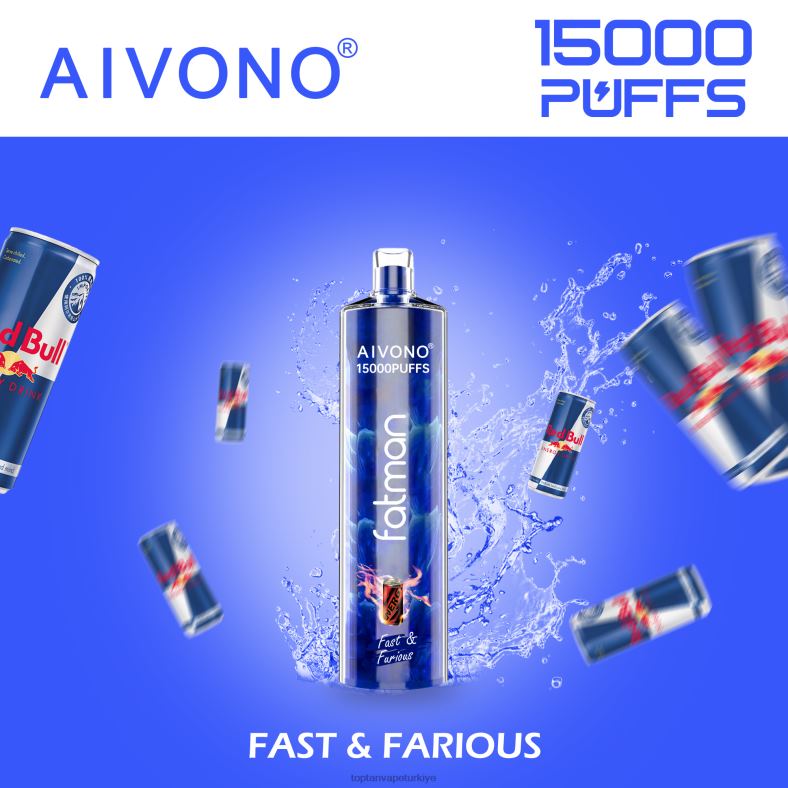 Aivono FATMAN 15000 hızlı ve öfkeli - 8826J18 Elektronik Sigara Toptan Satış