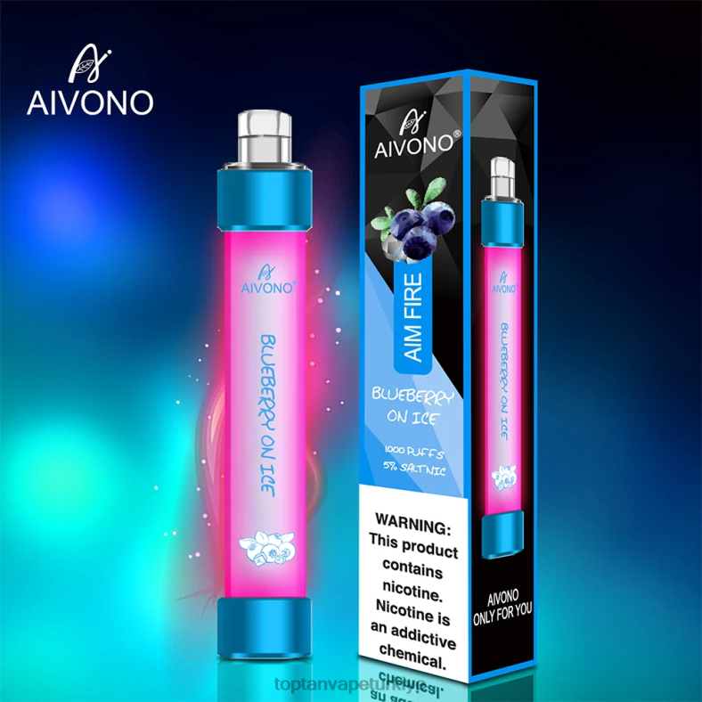 Aivono AIM FIRE 1000 buz üzerinde yaban mersini - 8826J326 Türkiye'De Vape