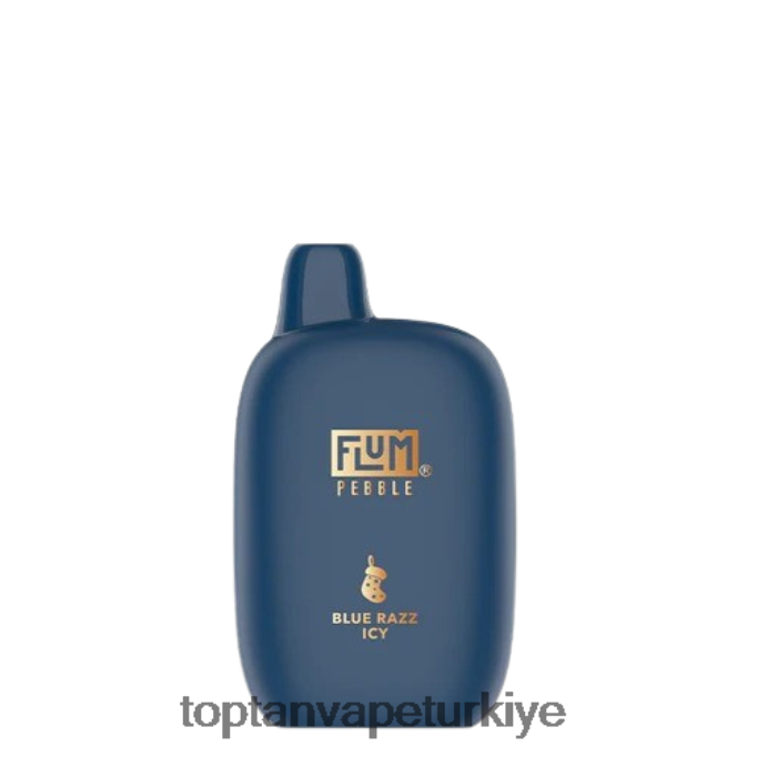 mavi razz buzlu FLUM PEBBLES 6000 puf (yılbaşı baskısı) 6208F63 Vape Toptan Satış