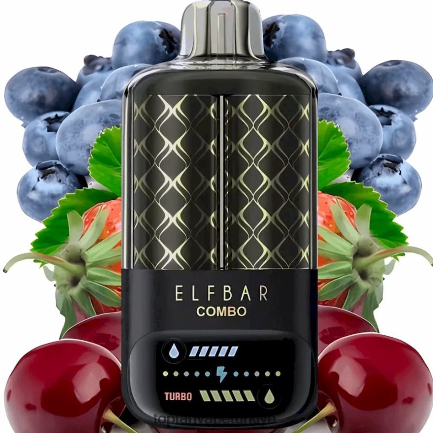 Elf Bar Combo 25000 - JZ68LH2 yaban mersini ekşi ahududu ve kiraz Elektronik Sigara Toptan Satış