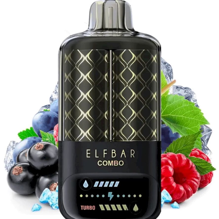 Elf Bar Combo 25000 - JZ68LH8 frenk üzümü ahududu ve üzüm Vape Türkiye