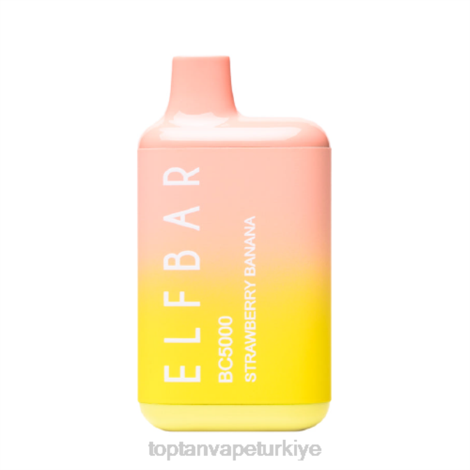 Vape toptan satış - çilek Muz 86VR308 ELFBAR BC5000
