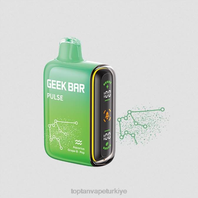 elektronik sigara toptan - üzüm darbe pop 86VR71 GEEK BAR Pulse zodiac edition 7500 puf/15000 puf