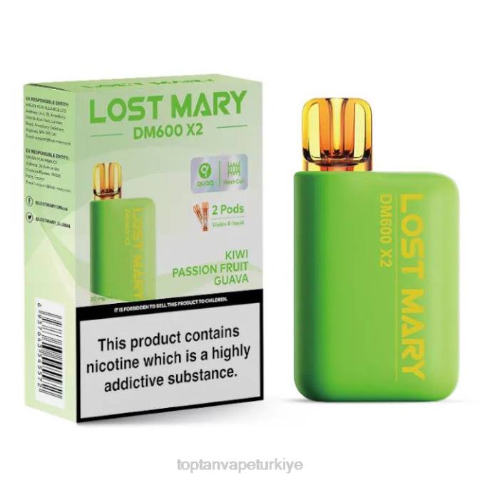 elektronik sigara toptan satış - kivi çarkıfelek meyvesi guava 86VR473 LOST MARY DM600 X2
