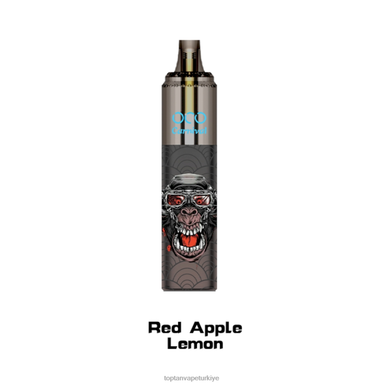 LAVIE OCO karnaval 10000 puf 246VL356 | Toptan Vape kırmızı elma limon