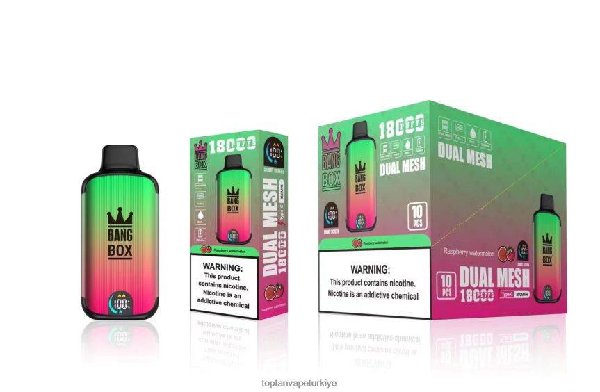 Bang Box 18000 nefes 4N0B4D97 - Elektronik Sigara Toptan Satış ahududu karpuz