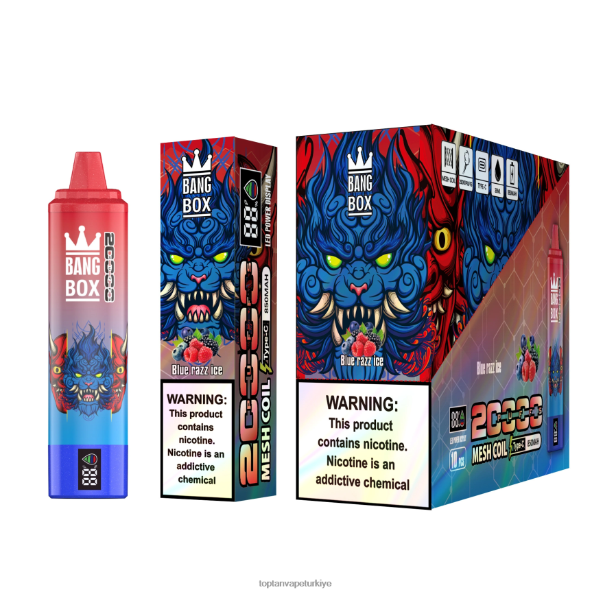 Bang Box 20000 4N0B4D59 - Toptan Vape Türkiye mavi razz buz
