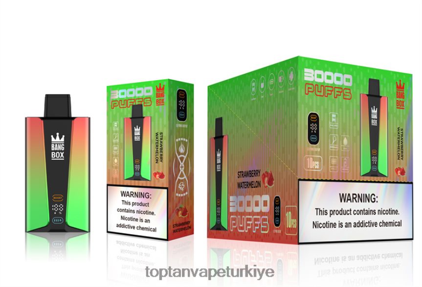 Bang Box 30000 nefes akıllı ekran 4N0B4D75 - Toptan Vape Türkiye çilek karpuz