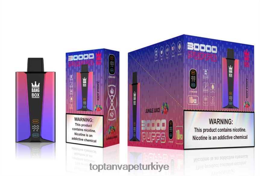 Bang Box 30000 nefes akıllı ekran 4N0B4D78 - Toptan Vape orman suyu