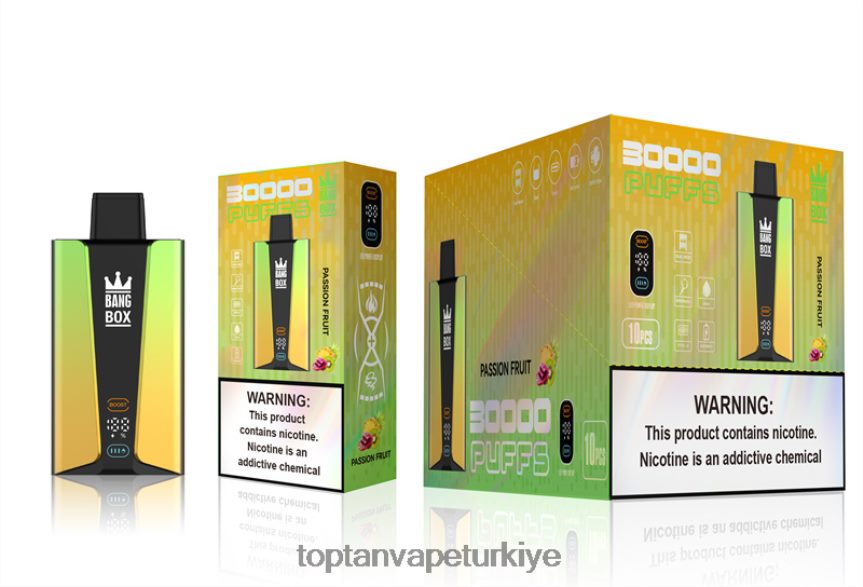 Bang Box 30000 nefes akıllı ekran 4N0B4D84 - Vape Toptan Satış tutku meyvesi