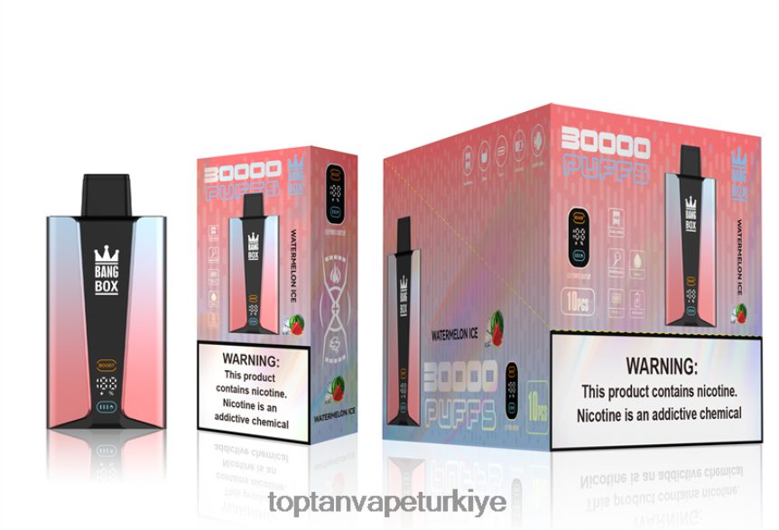 Bang Box 30000 nefes akıllı ekran 4N0B4D86 - Vape Türkiye Satış karpuz buzu