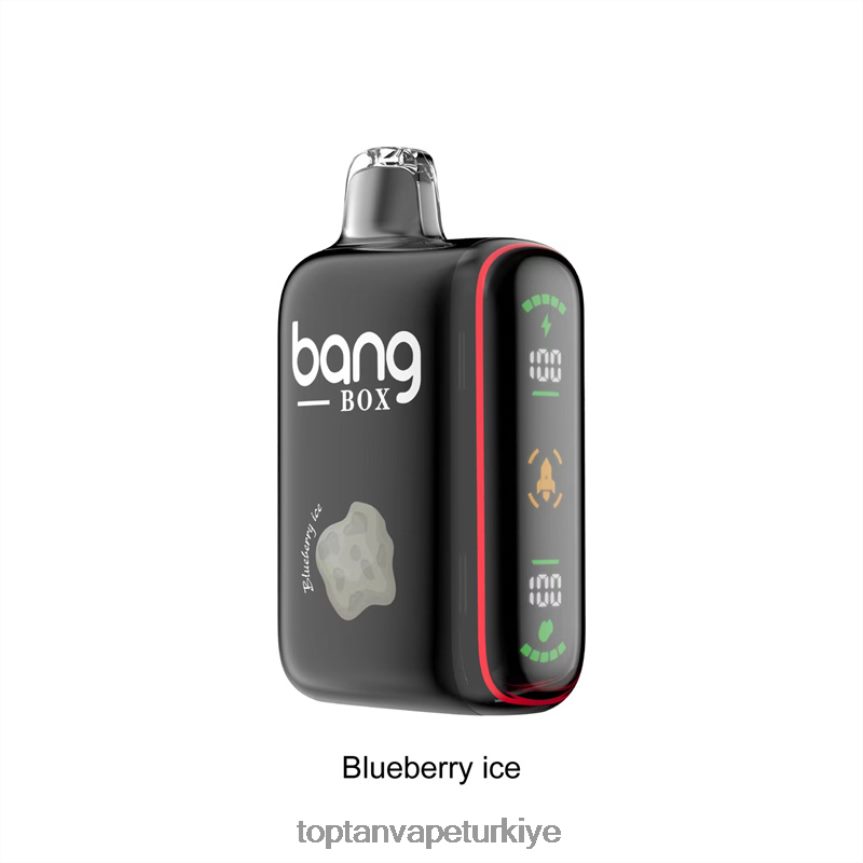 Bang Box 9000-18000 ponponlu akıllı güç göstergesi 4N0B4D32 - Toptan Vape yaban mersinli buz