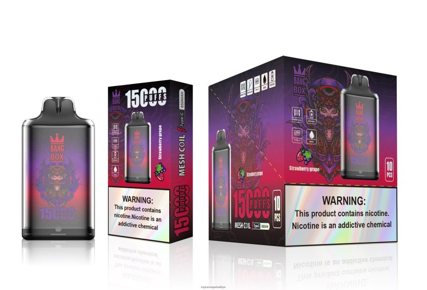 Bang Box s1-15000 ponponlar 4N0B4D111 - Elektronik Sigara Toptan Satış çilek üzüm