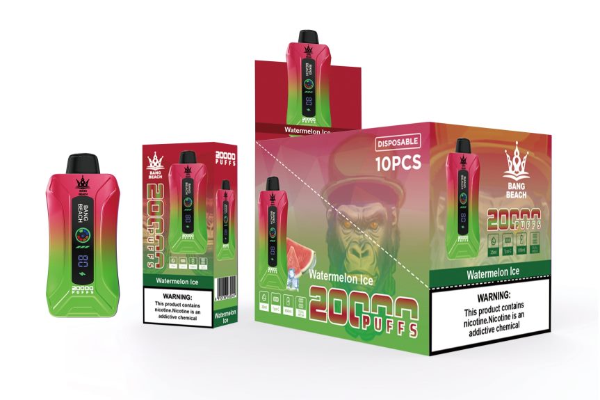 Bang Beach 20000 nefes akıllı ekran vape 4N0B4D7 - Türkiye Vape Fiyatları karpuz buzu