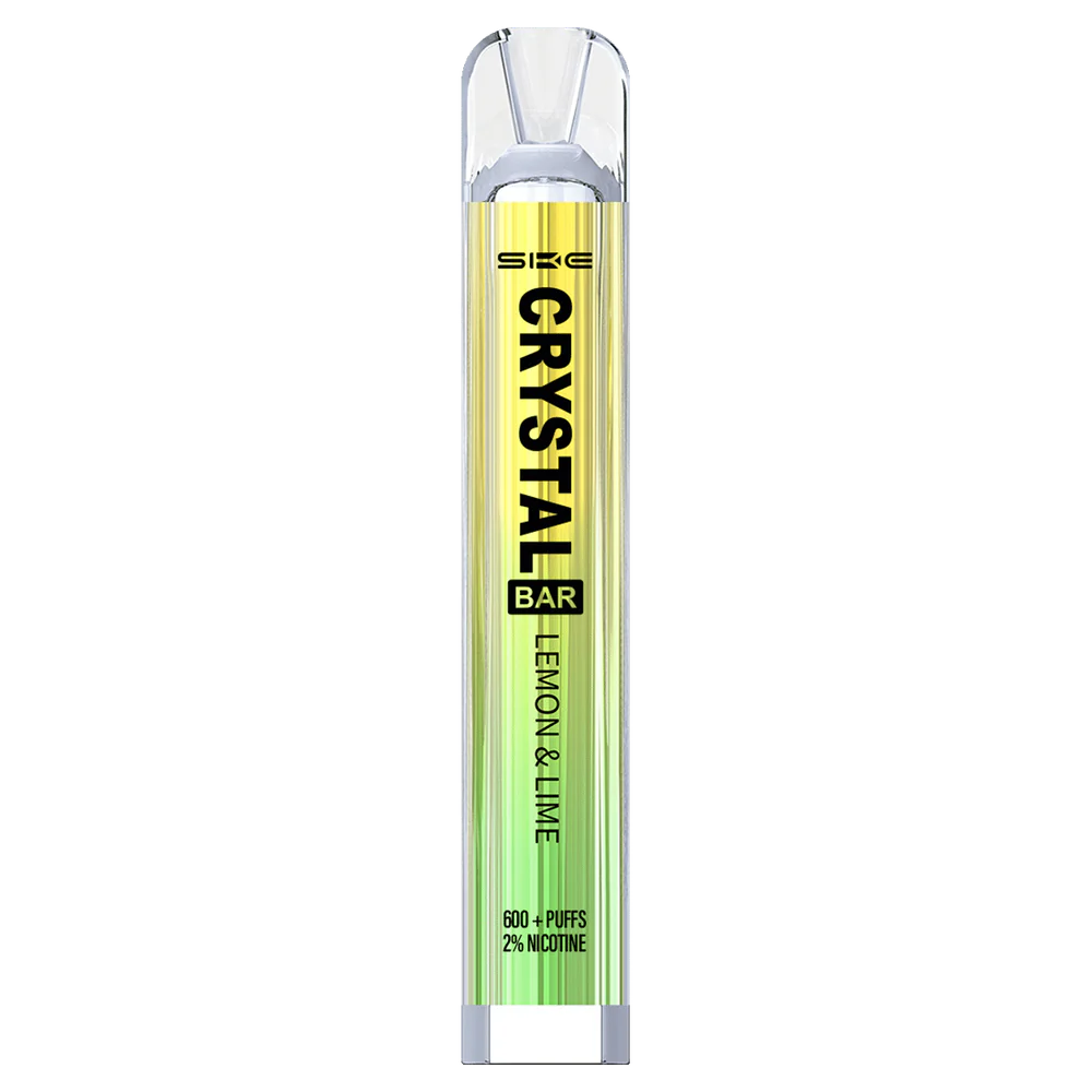 elektronik sigara toptan fiyatı - limon dilimi 86VR262 SKE Crystal Bar tek kullanımlık vape 600 puf