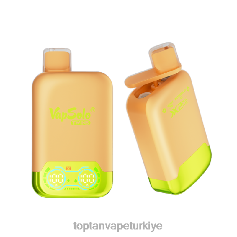 Vape Toptan Satış 26406123 Vapsolo TWINS tek kullanımlık elektronik sigara limonlu limonlu ve karpuzlu buz