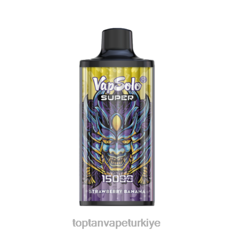 Toptan Vape 26406116 Vapsolo SUPER tek kullanımlık elektronik sigara çilek muz