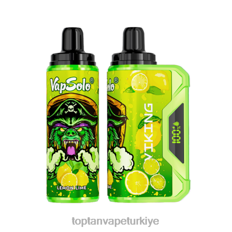 Türkiye'De Vape 26406134 Vapsolo VIKING tek kullanımlık elektronik sigara limon limonu
