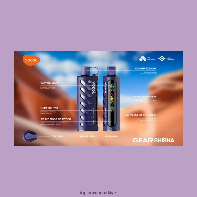 çok VOZOL dişli nargile 25000 6208F61 Toptan Vape Türkiye