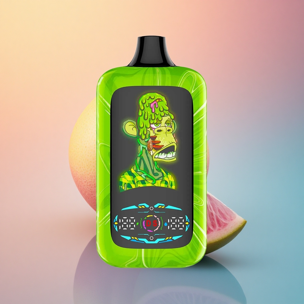 Fumot Digital Monkey 20000/40000 Puffs Tropik Gökkuşağı Patlaması Dual Mesh Coil 850mAh Nikotin %5