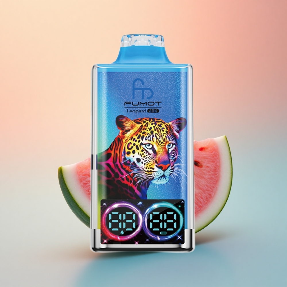 Fumot Leopard 40K Puffs Karpuzlu Sakız Nikotin %5 700mAh Çift Mesh