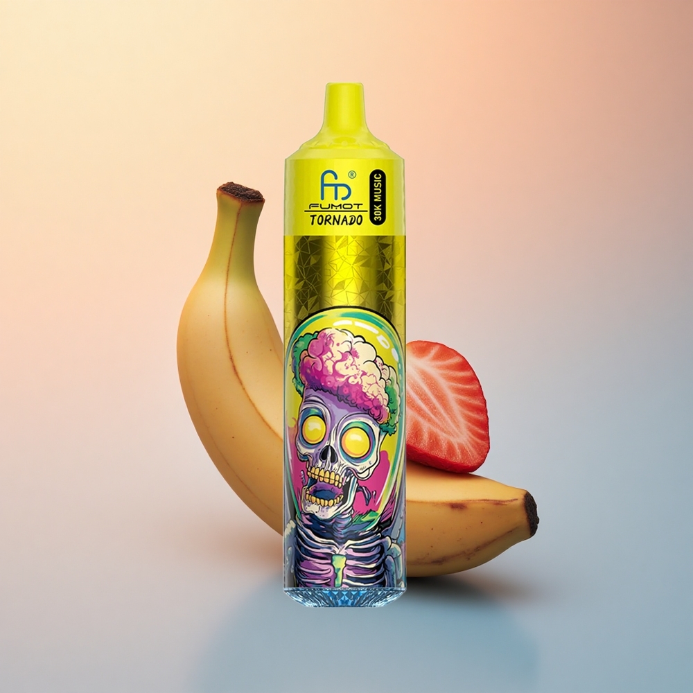 Fumot Randm Tornado 30000 Puffs Muz Çilek 30mL 1.0 Ohm 600mAh