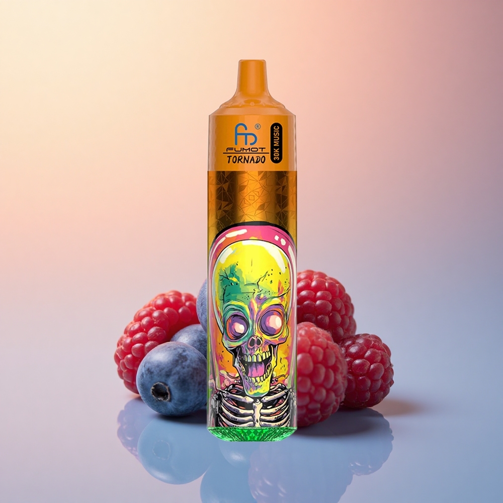 Fumot Randm Tornado 30000 Puffs Yaban Mersini Ahududu 600mAh 5% Nikotin 1.0 Ohm Mesh