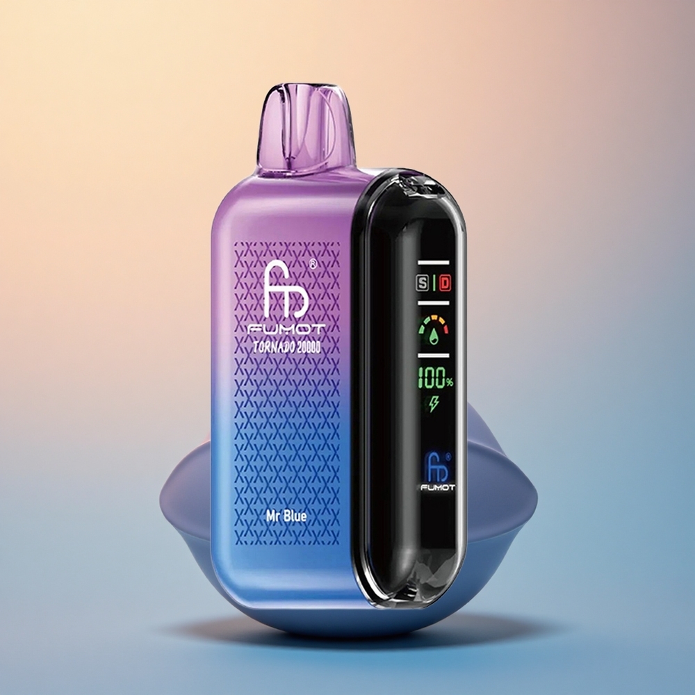 Fumot Tornado 20000 Puffs Bay Mavi Dual Mesh 20ml 850mAh