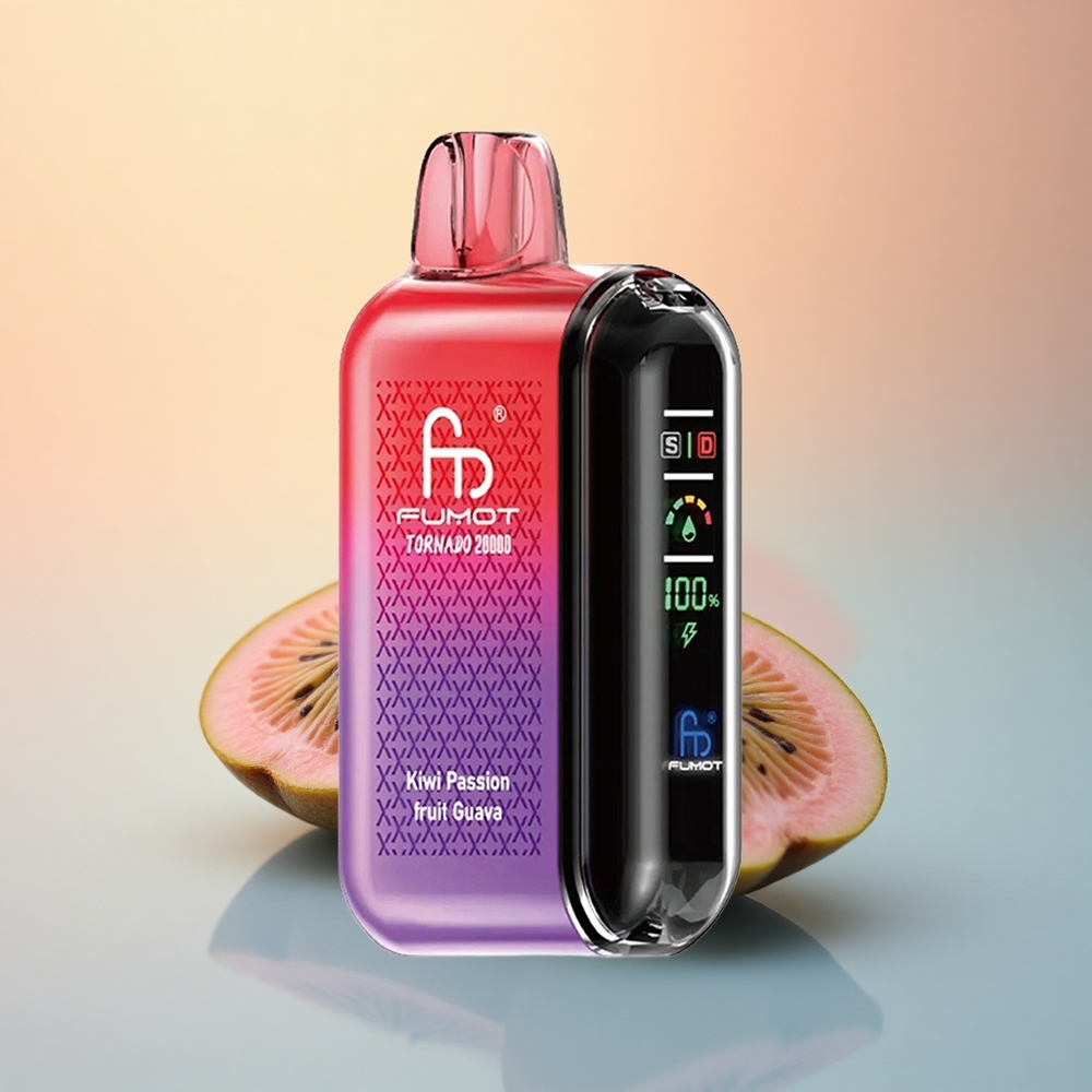 Fumot Tornado 20000 Puffs Kivi Çarkıfelek Guava 850mAh Dual Mesh