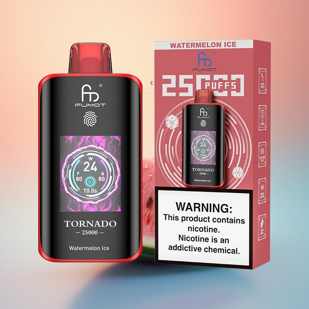Fumot Tornado 25000 Puffs Karpuz Buzu 700mAh 20ml Nikotin